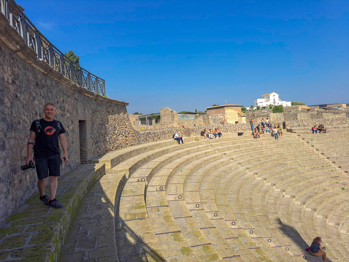Pompeii Teatro grande / Grote theater