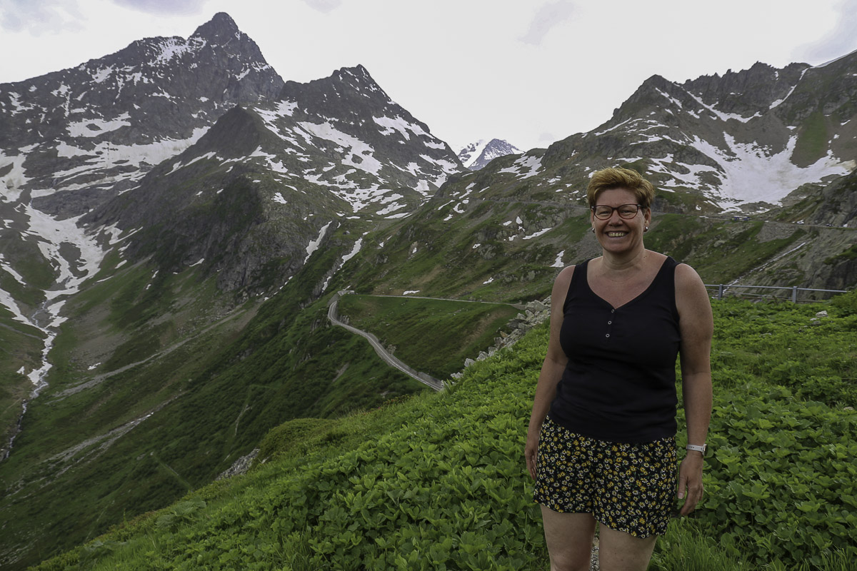 Koud op Gotthardpass